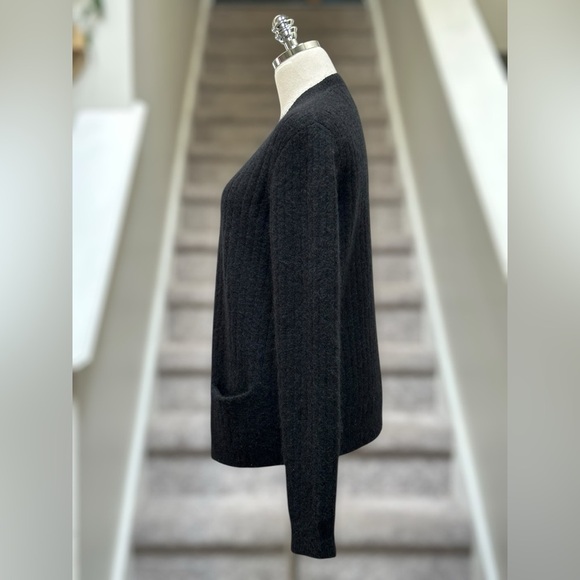 JUST FEMALE Zoe Mohair Wool Cozy Open-Front Cardigan Black Women’s S (see notes) - Picture 6 of 13